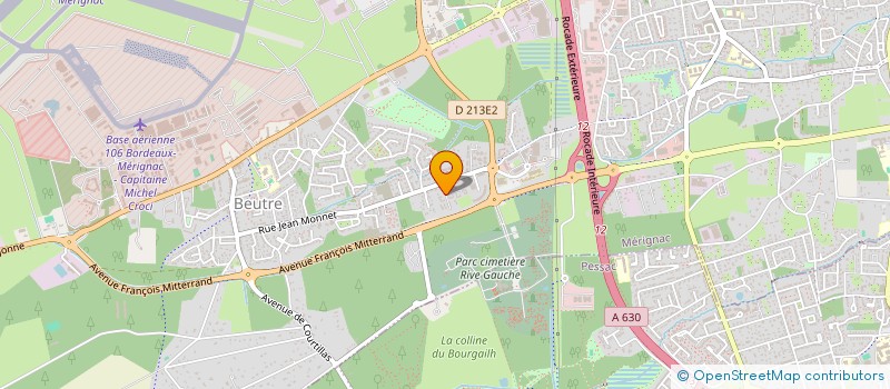 localisation de l'entreprise SCI TIFFINEAU  MERIGNAC