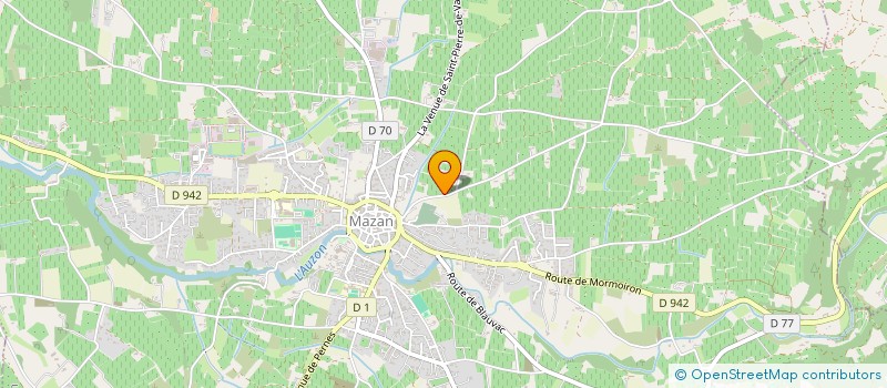 localisation de l'entreprise SCI TIGE  MAZAN