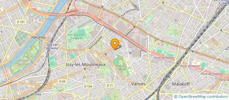 localisation de l'entreprise SCI TIGER à ISSY-LES-MOULINEAUX