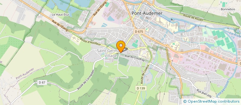 localisation de l'entreprise SCI TIGIBUS à PONT-AUDEMER