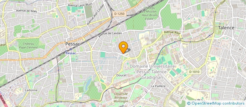localisation de l'entreprise SCI TIGNACOUSE à PESSAC