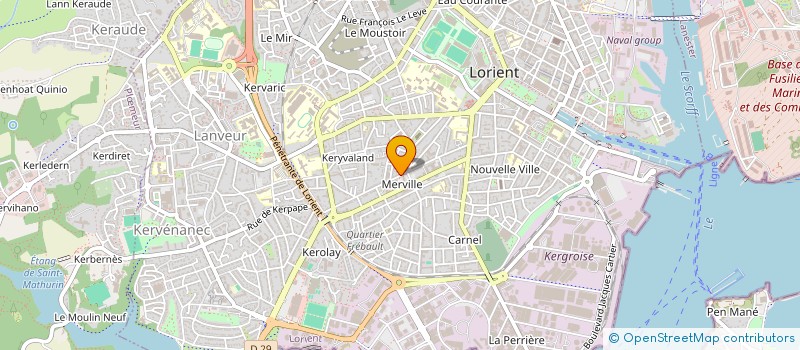 localisation de l'entreprise SCI TIGROU  LORIENT