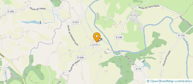 localisation de l'entreprise SCI TIGUY  ARRAUTE-CHARRITTE