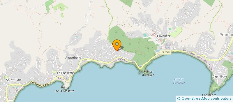 localisation de l'entreprise SCI TIIPOTO à LE LAVANDOU