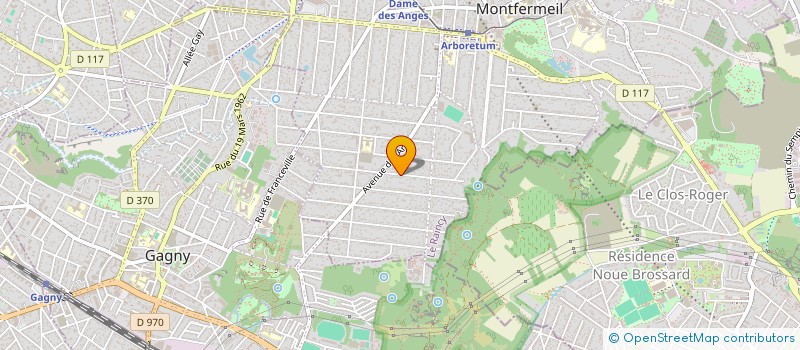 localisation de l'entreprise SCI TIJB à MONTFERMEIL