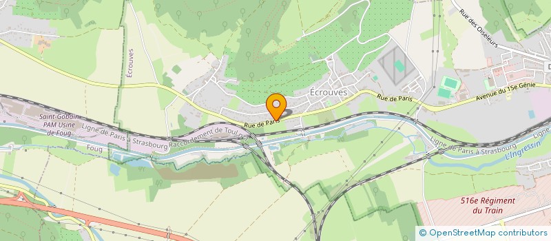 localisation de l'entreprise SCI TIJEAN  ECROUVES