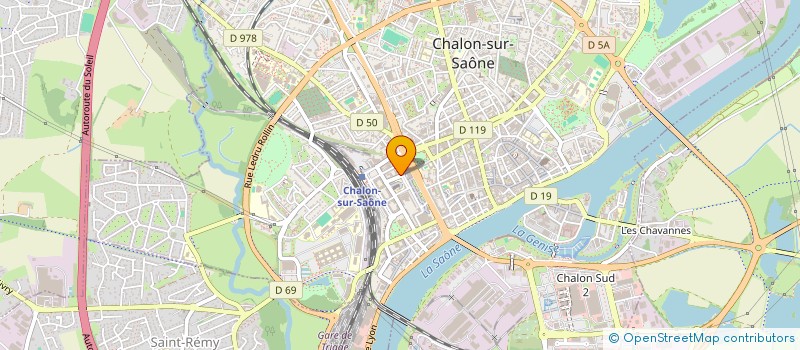 localisation de l'entreprise SCI TIJU  CHALON-SUR-SAONE