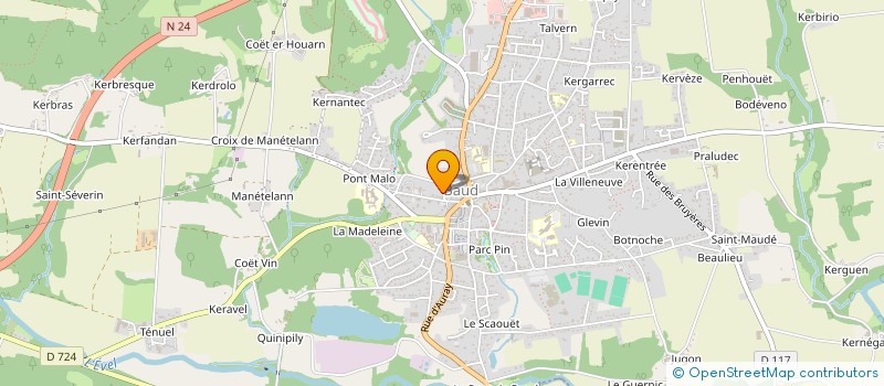 localisation de l'entreprise SCI TIJUCA  BAUD