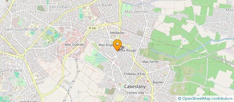 localisation de l'entreprise SCI TIKA 1  CABESTANY