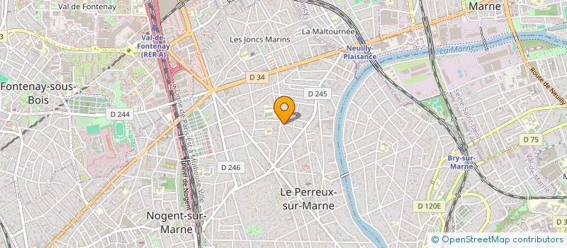 localisation de l'entreprise SCI TIKAL  LE PERREUX-SUR-MARNE