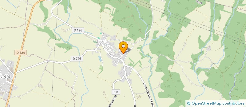 localisation de l'entreprise SCI TIKEHAU  ISSEL