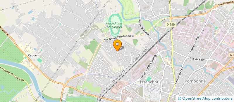 localisation de l'entreprise SCI TIKI  MONTAUBAN