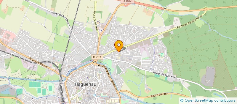 localisation de l'entreprise SCI TIKI  HAGUENAU