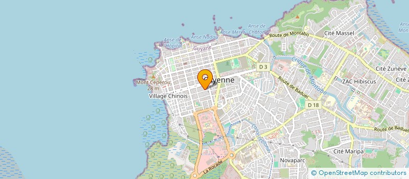 localisation de l'entreprise SCI TIKITE IMMO  CAYENNE