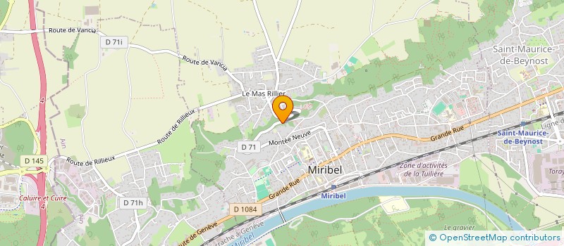 localisation de l'entreprise SCI TIKOUITE à MIRIBEL