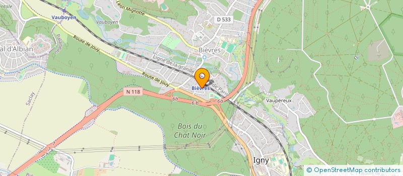 localisation de l'entreprise SCI TIKVED  BIEVRES