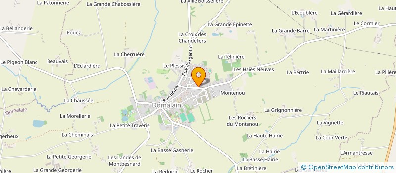 localisation de l'entreprise SCI TILA  DOMALAIN