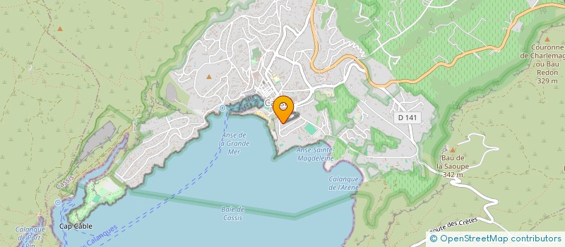 localisation de l'entreprise SCI TILAK à CASSIS
