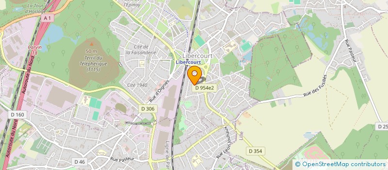 localisation de l'entreprise SCI TILBURY  LIBERCOURT