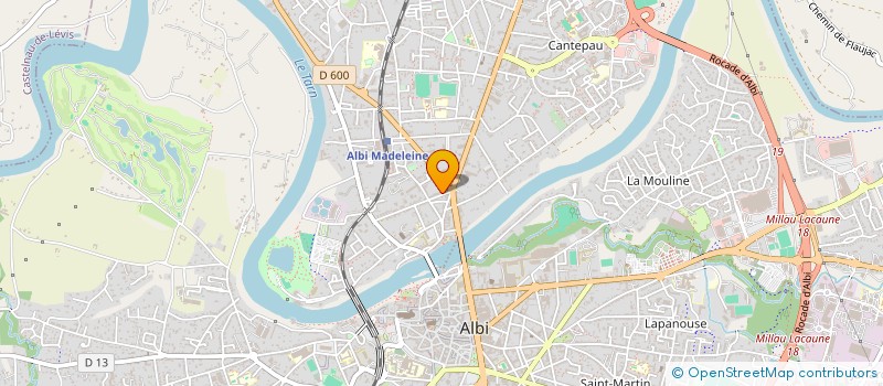 localisation de l'entreprise SCI TILDOU à ALBI