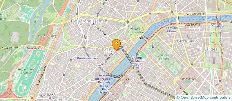 localisation de l'entreprise SCI TILEL à PARIS