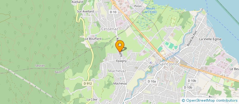 localisation de l'entreprise SCI TILHU à SAINT-JORIOZ