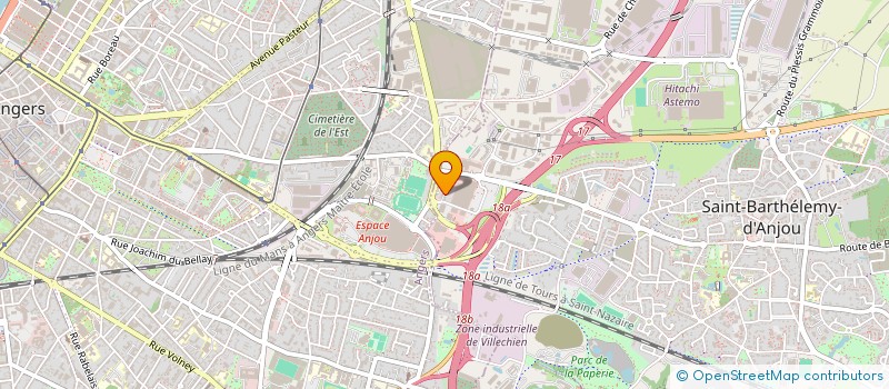 localisation de l'entreprise SCI TILIA  SAINT-BARTHELEMY-D'ANJOU