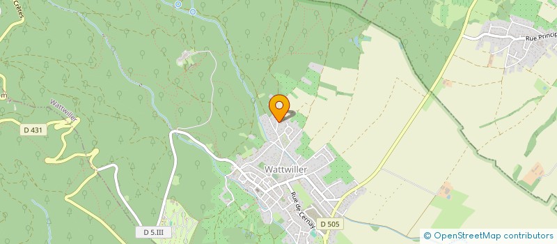 localisation de l'entreprise SCI TILIA  WATTWILLER
