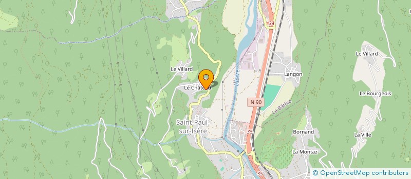 localisation de l'entreprise SCI TILIE  CEVINS