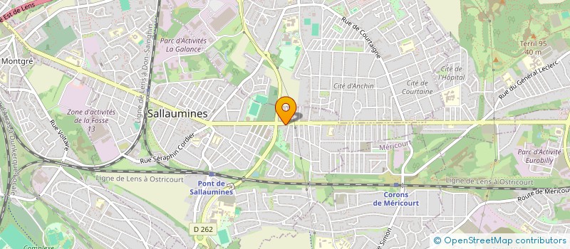 localisation de l'entreprise SCI TILILA 2006  SALLAUMINES