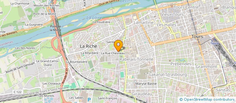 localisation de l'entreprise SCI TILIPOP  LA RICHE