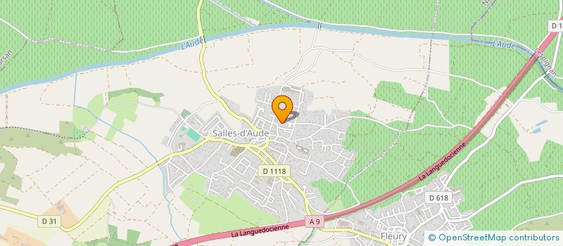 localisation de l'entreprise SCI TILLARD  SALLES-D'AUDE