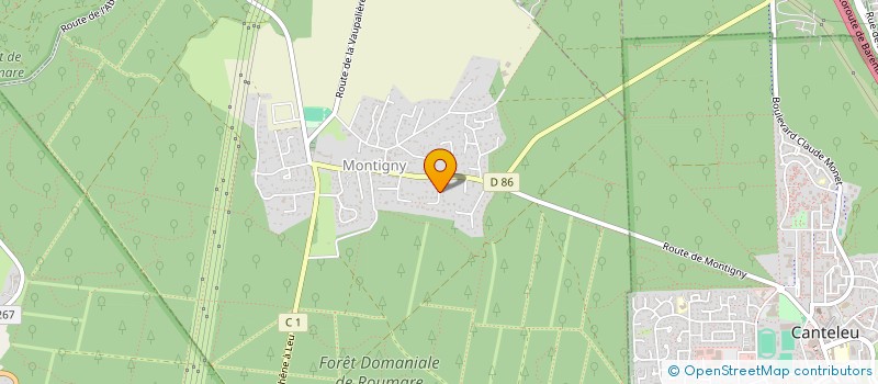 localisation de l'entreprise SCI TILLET DELEDALLE  MONTIGNY