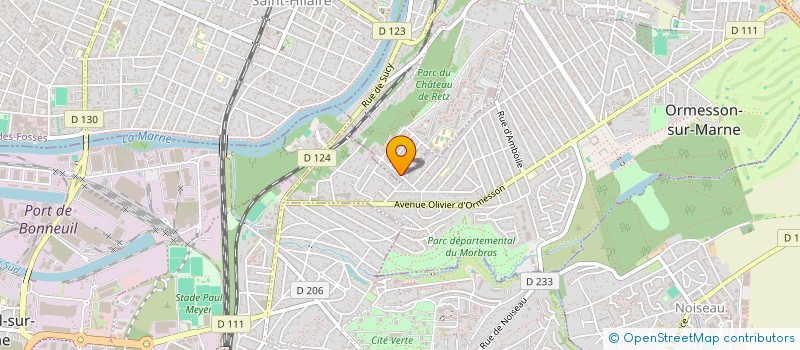 localisation de l'entreprise SCI TILLEULS 94  CHENNEVIERES-SUR-MARNE