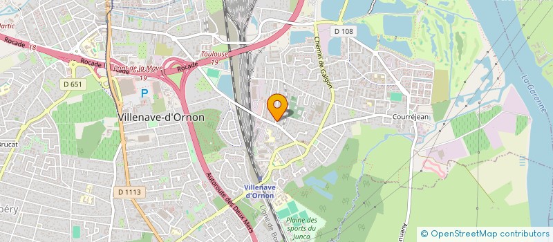 localisation de l'entreprise SCI TILLON  VILLENAVE-D'ORNON