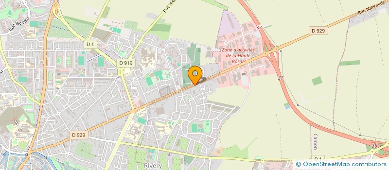 localisation de l'entreprise SCI TILLOY BAPAUME à RIVERY