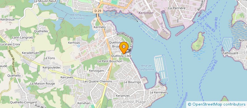 localisation de l'entreprise SCI TILLY  LARMOR-PLAGE