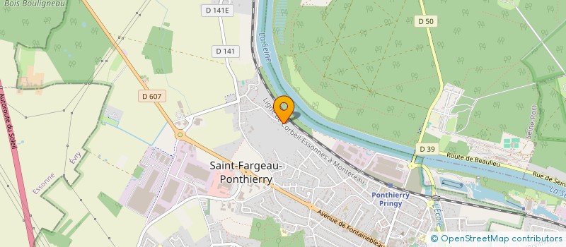 localisation de l'entreprise SCI TILLY à SAINT-FARGEAU-PONTHIERRY