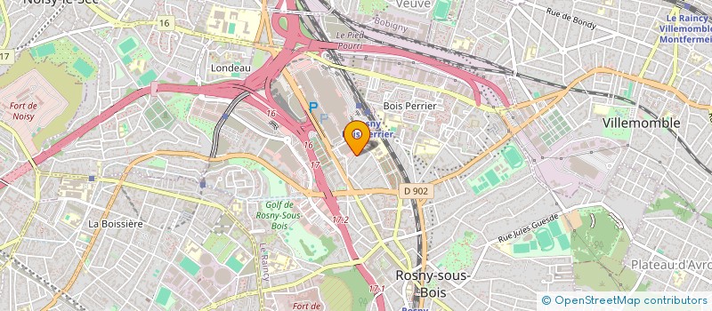 localisation de l'entreprise SCI TILMAMINE à ROSNY-SOUS-BOIS