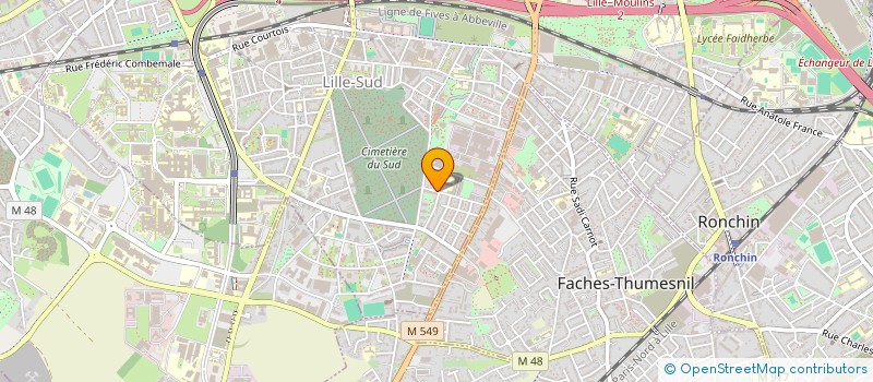 localisation de l'entreprise SCI TILMANT à LILLE