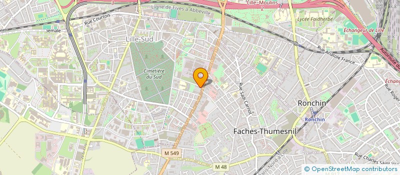 localisation de l'entreprise SCI TILMANT à LILLE
