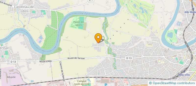 localisation de l'entreprise SCI TILONA à ALBI