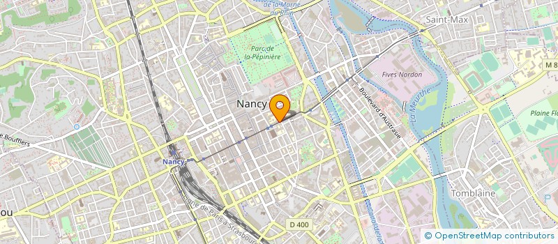 localisation de l'entreprise SCI TILOS  NANCY