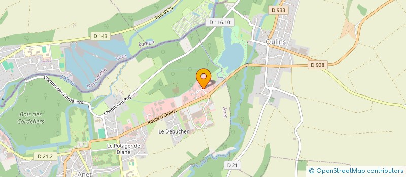 localisation de l'entreprise SCI TILT à ANET