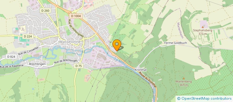 localisation de l'entreprise SCI TIM  WASSELONNE