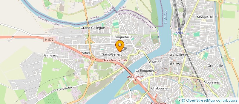 localisation de l'entreprise SCI TIM à ARLES