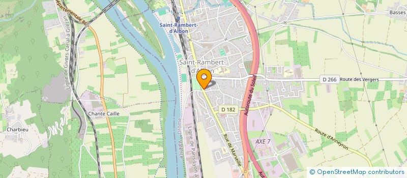 localisation de l'entreprise SCI TIM  SAINT-RAMBERT-D'ALBON