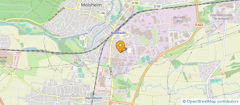 localisation de l'entreprise SCI TIM  MOLSHEIM