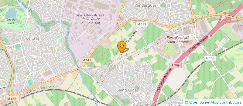 localisation de l'entreprise SCI TIM à VENDARGUES