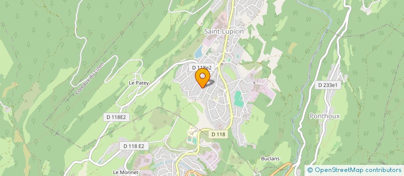 localisation de l'entreprise SCI TIM & JULES  COTEAUX DU LIZON